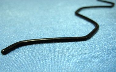 Średnica drutu 2mm plastikowe profile z blachy stalowej powłoki metalowe zygzaka, długości 2000mm