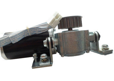 60.5mm Szczotka Mniej DC Automatyczne drzwi przesuwne silnika 24VDC czarną powłoką Przełożenie 1:15