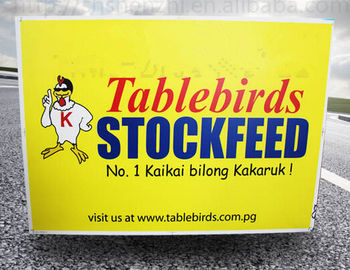 Znak falistej PP druku Plastic Board / Plastic Correx Znak / Outdoor Yard Sign