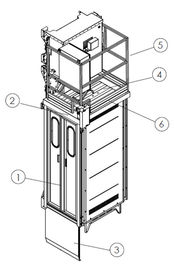 Materiał konstrukcyjny / podnośnik do podnośników i podnośników samochodowych CH750 750kg Pojedyncza klatka