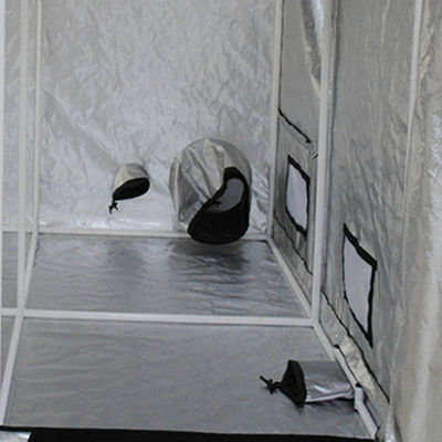 120x120x200cm Szklarnia Hydroponika Mylar Rozwijaj namiot z 95% odbicia światła