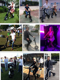 Inteligentny Portable Folding Electric Bike / rowerów, 35km / h maksymalna Prędkość