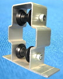podwójne koła plastikowe rurki ekran kibicem z domu aluminium, 3/4 &quot;